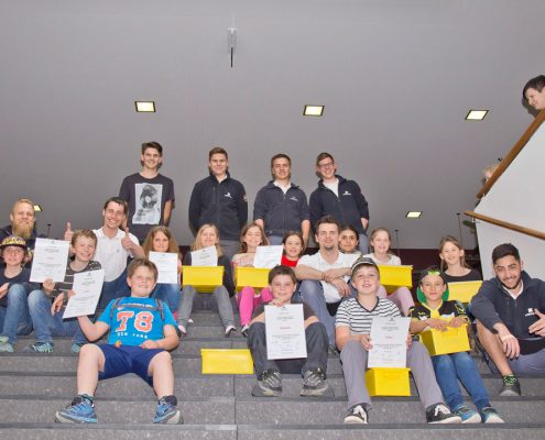 Kinder in die Technik Abschluss