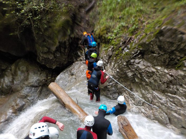 Lehrlingsausflug Canyoning