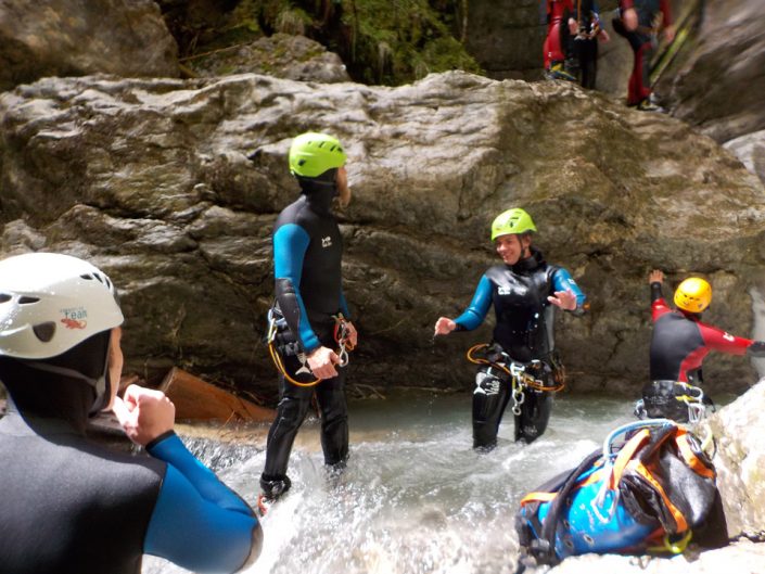 Lehrlingsausflug Canyoning